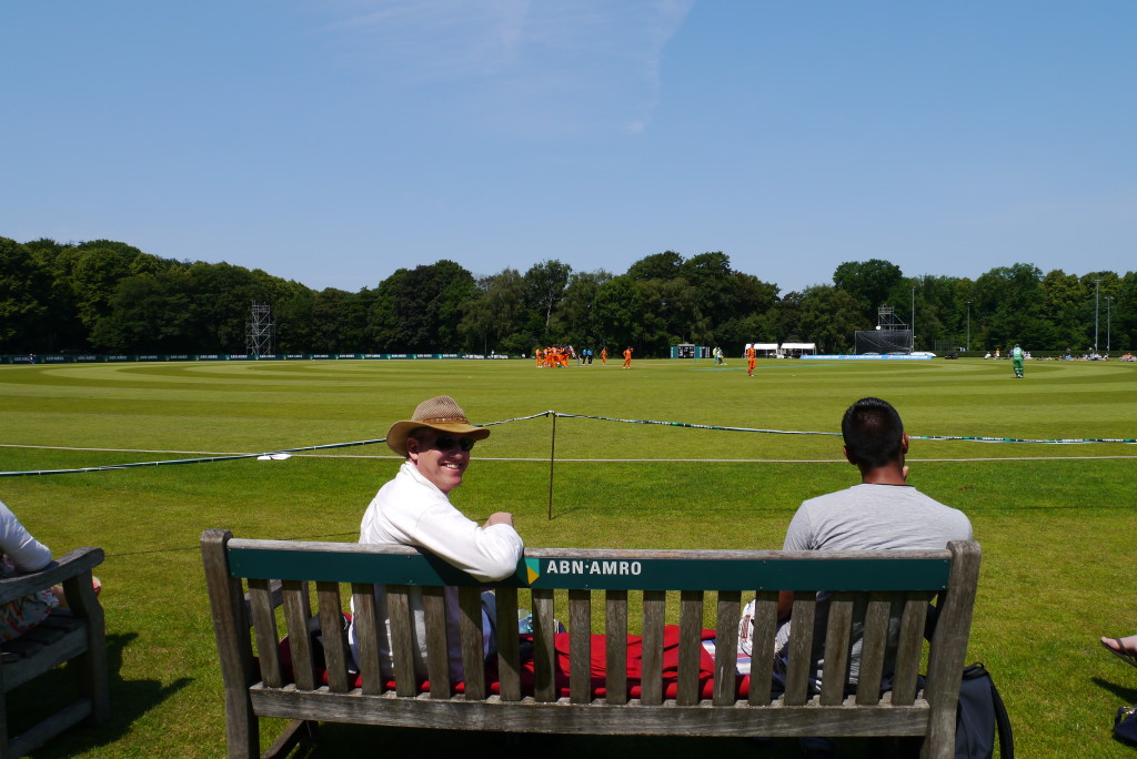 Sun, cricket and England... errr Holland